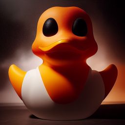 duck #392 | A blend of fierce warrior, ninja and rubber duck, professional majestic oil painting, 3d render, cgi