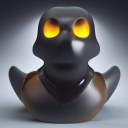 duck #393 | A blend of fierce warrior, ninja and rubber duck, angry eyes, professional majestic oil painting, 3d render, cgi