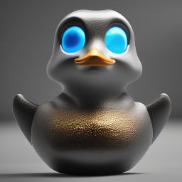 duck #600 | A fluffy duckling with vibrant feathers, exploring a tropical paradise, surrounded by lush foliage and exotic flowers, capturing a playful and adventurous spirit