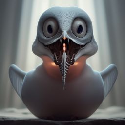 duck #518 | Bird bones, professional, majestic, trending on CGSociety, volumetric lighting, masterpiece, intricate, elegant, highly detailed, digital painting, artstation, concept art, smooth, sharp focus