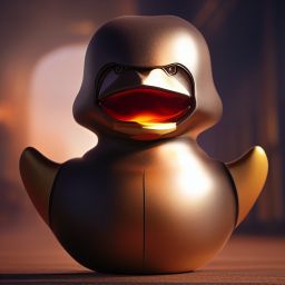 duck #416 | A angry looking blend of luchador and rubber duck, large eyes, menacing, professional majestic oil painting, 3d render, cgi