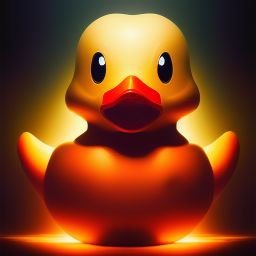 duck #374 | Portrait of a ferocious rubber ducky warrior, screaming, angry, masterpiece, painting, professional majestic oil painting by Ed Blinkey,Atey Ghailan,Studio Ghibli,by Jeremy Mann,Greg Manchess