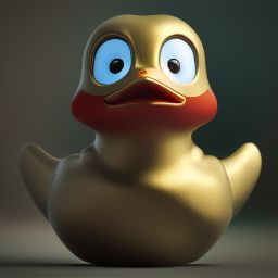 duck #585 | A whimsical and magical duckling, with shimmering wings and a sparkling aura, surrounded by swirling stardust, 3d fluffy, closeup cute and adorable, cute big circular reflective eyes, long fuzzy fur