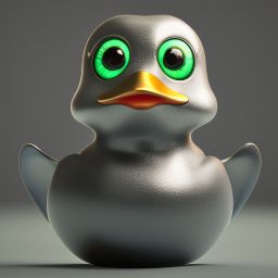 duck #581 | An adorable baby duckling dressed as a superhero, complete with a cape and a mask, ready to save the day, standing proudly on a skyscraper rooftop, overlooking a bustling city