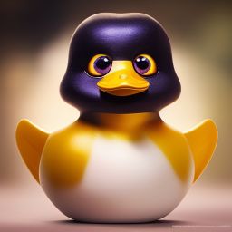 duck #446 | Cute little blend of duckling and duckie, toy, large eyes, very cute, professional majestic oil painting, 3d render, cgi, cosmic energy, colorful, painting burst, beautiful face, symmetrical face