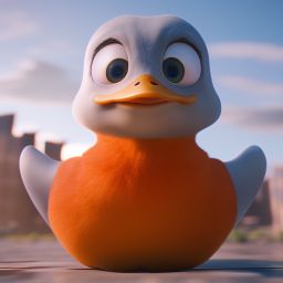 duck #566 | Duckling, 3d fluffy, closeup cute and adorable, cute big circular reflective eyes, long fuzzy fur, Pixar render, unreal engine cinematic smooth, intricate detail, cinematic
